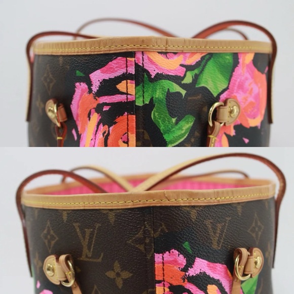 💎 ✨ HOST PICK ✨💎 ROSES STEPHEN SPRUCE NEVERFULL MM LOUIS VUITTON COLLECTABLE - Picture 9 of 17